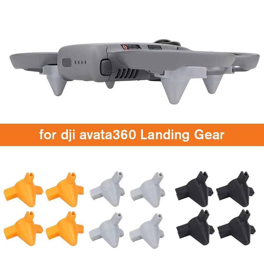 DJI Avata 360 Landegestell mit 5 mm Verlängerungsbeinen und Schnellverschluss in Schwarz - Bild 2
