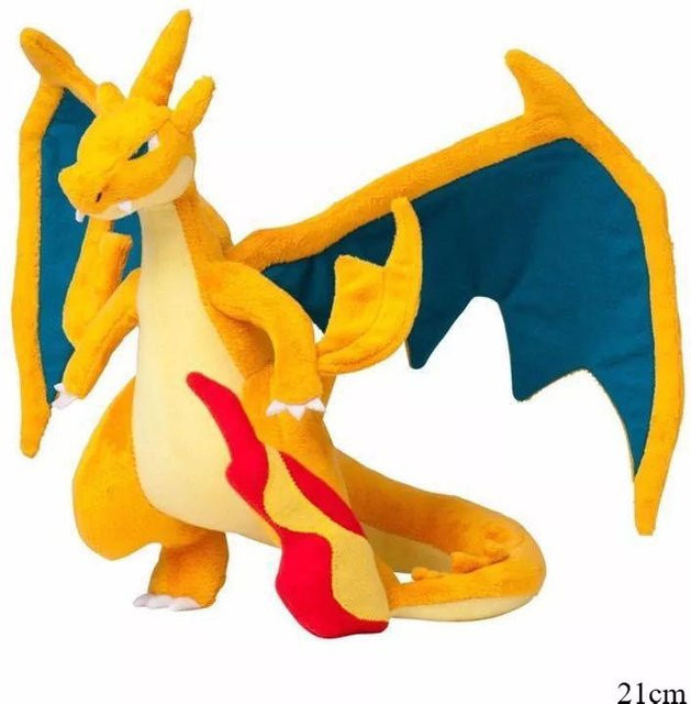 MegaXY Charizard Heterochromatisch Schwarz Million Charizard Evolution Plüschpuppe, Plüsch / Textil, ab 7 Jahren - Bild 1