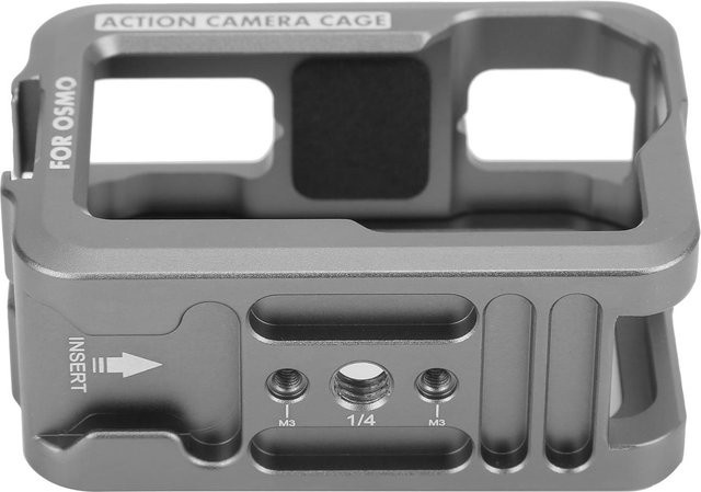 DJI OSMO Action Schutzkäfig aus Aluminiumlegierung in Grau mit 2 Cold Shoe Halterungen - Bild 1