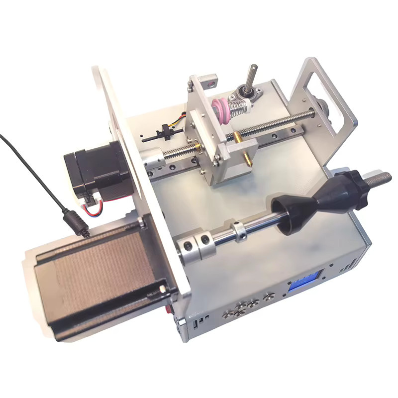 LZHZXY Automatische Wickelmaschine in Silber für Spulen, Angelschnur und Seidenfaden mit automatischer Drahtausrichtung (120-900 U/min) - Bild 2