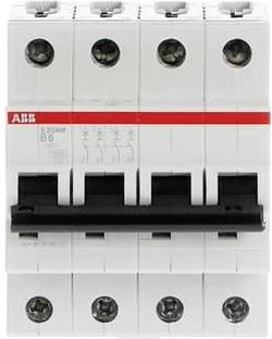 ABB S204M-B6 Leitungsschutzschalter 6A 400V 2CDS274001R0065 - Bild 1