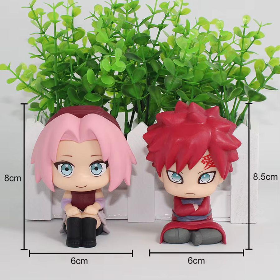 Bandai Anime Action Figure Naruto Sakura Haruno und Gaara aus PVC als Dekoration für Kinder und das Auto - Bild 3