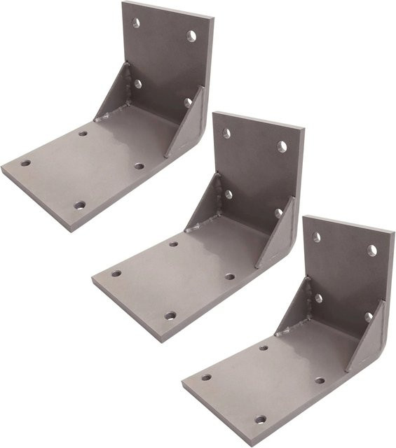 MCW 3er-Set Deckenadapter für Kassetten-Markise H124 zur Deckenmontage in Grau - Bild 1