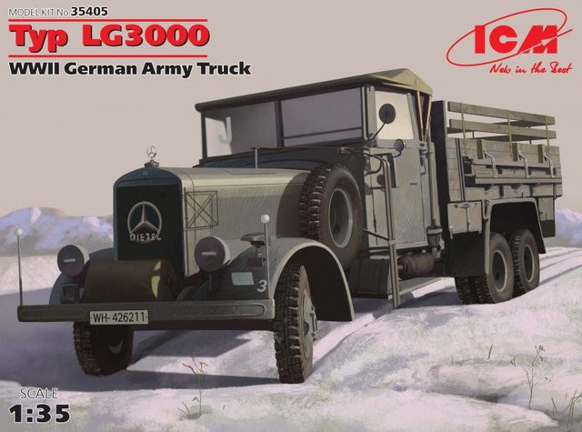 ICM Typ LG3000, WWII German, Fahrzeuge, Grau - Bild 1