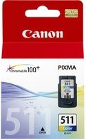 Canon Tintenpatrone CL-511 farbig Cyan Magenta Gelb - Bild 1
