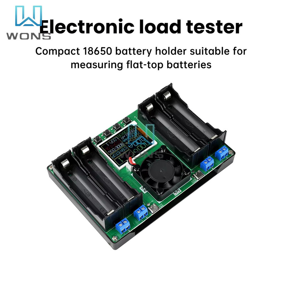 Aideepen 4-Kanal Batteriekapazitätstester mit LCD-Display und USB-C für 18650 und 21700 Lithium-Batterien - Bild 3