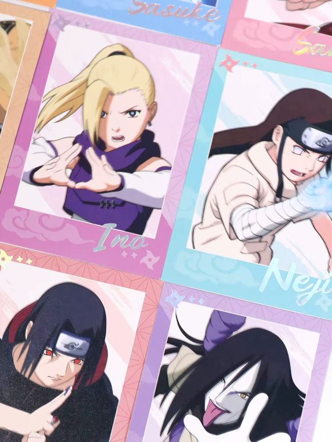 XINGHEDONGMAN Naruto Battle Series Fotopapier, 10-teiliges Set, bunt - Bild 4