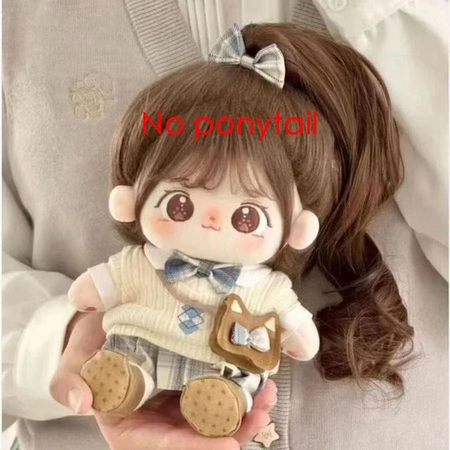 Anziehpuppe Prinzessin, Plüsch / Textil, Braun, ab 14 Jahre - Bild 1