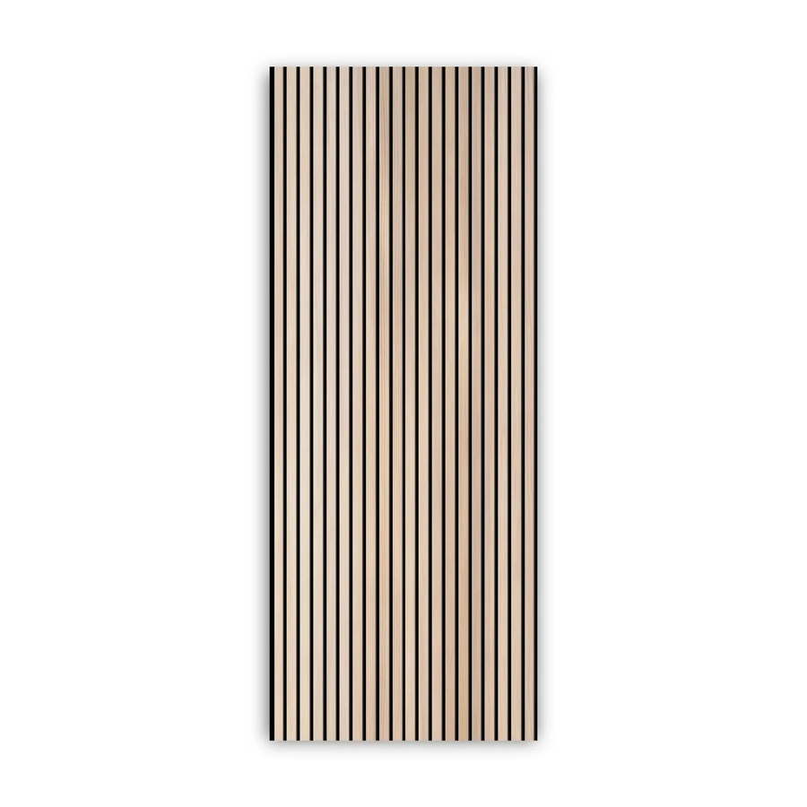 Walllux Duschrückwand Holzoptik Streifen in Braun aus Alu-Verbund, B: 100 cm, H: 255 cm, Dicke: 3 mm - Bild 2