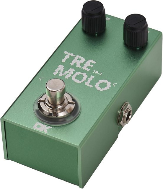 AROMA DK Gitarre Tremolo Pedal Effektpedal für E-Gitarren in Hellgrün, H x B x T: 3,2 x 9,5 x 4,5 cm - Bild 1
