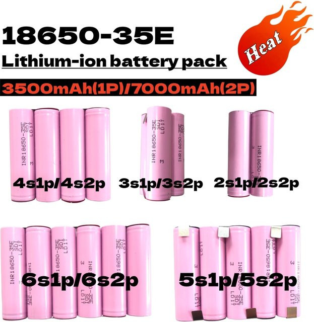 Roza Cinnie Premium 35E 18650 Lithiumbatterie mit 3500 mAh für Schraubendreher und Bohrmaschinen - Bild 1