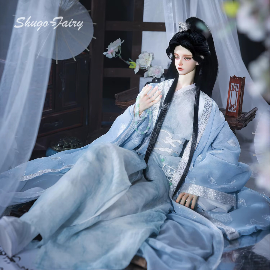 Shugafairy BJD Puppe Pfirsich Fullset, Hanfu Kostüm, LLS72 Körper - Bild 4