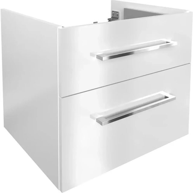 Fackelmann Waschtischunterschrank Oxford Weiß mit 2 Schubladen B/H/T: 60 x 50,9 x 48,8 cm - Bild 1