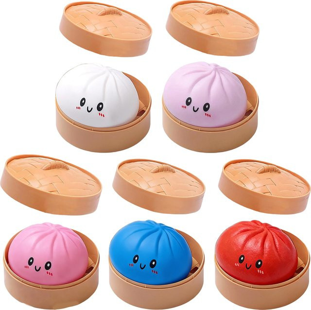 APWIKOGER Dumpling Squishy Fidget Toy, Weicher Stressball mit Dampfgarer - Bild 1