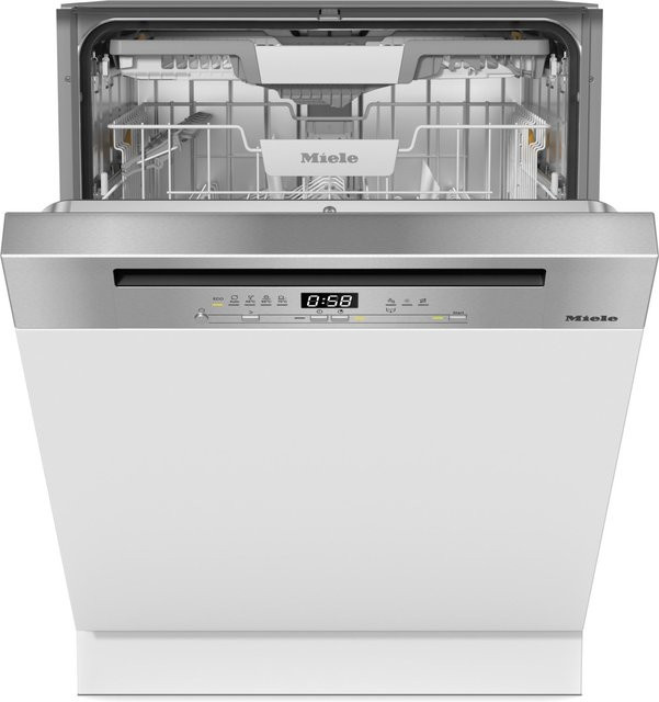 Miele Geschirrspüler G 5811 SCi Active Plus teilintegriert, 60 cm, Edelstahl/Grau - Bild 1