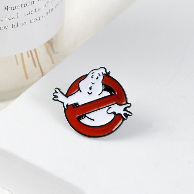 CASARIA Ghostbusters Emaille Pin, White Ghost, Unisex - Bild 1