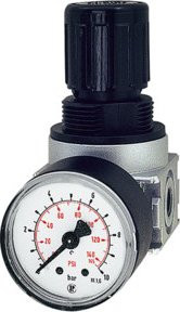 Riegler Druckregler multifix-mini in Silber, G 1/4, 0,5-10 bar - Bild 1