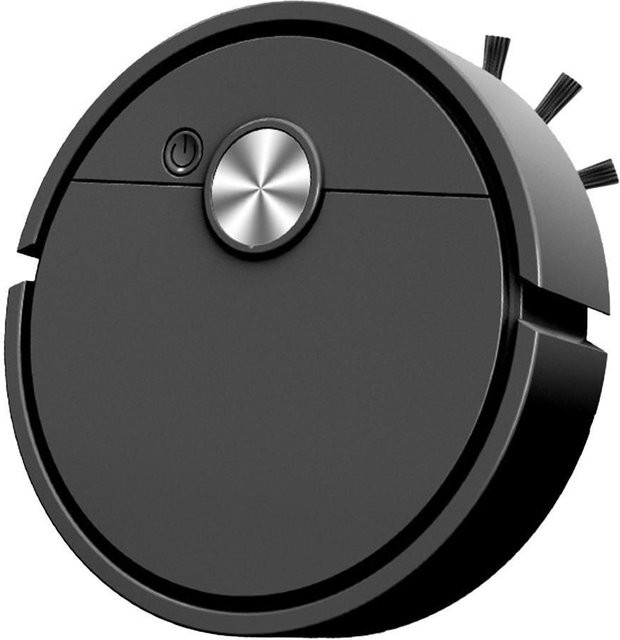 Lily Home Saug- und Wischroboter in Schwarz mit automatischer Aufladung, Ladestation und Kantenreinigung für Tierhaare - Bild 1