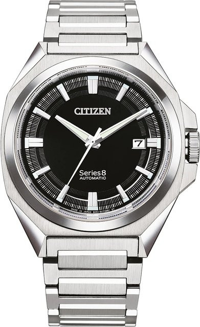 Citizen Armbanduhr Automatik, Edelstahl, Schwarz, 40 mm, Herren - Bild 1
