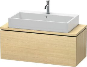 Duravit Waschtischunterschrank Compact L-Cube mit Konsole und einem Auszug, Wandmontage, Breite: 102 cm, Tiefe: 47,7 cm - Bild 1