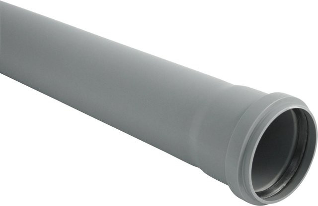 Marley HT-Rohr mit Steckmuffe DN 90 in Grau, Länge: 250 mm - Bild 1