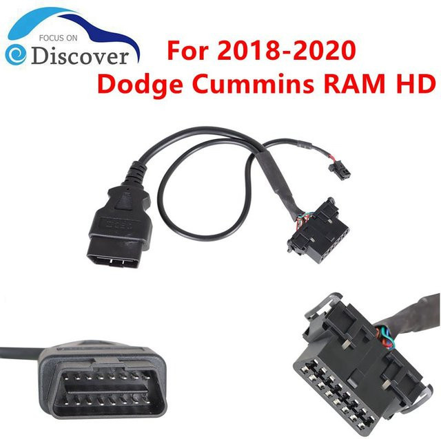 OBD2-Diagnosekabel für Dodge Cummins RAM HD Modelle 2018–2020 in Schwarz - Bild 1