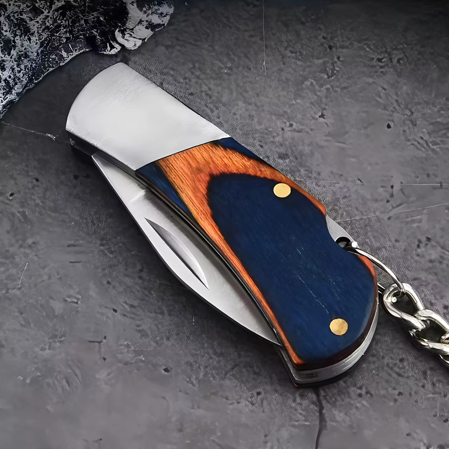 Mini Mehrzweck Taschenmesser als EDC Schlüsselbund Zubehör für Outdoor und Camping - Bild 5