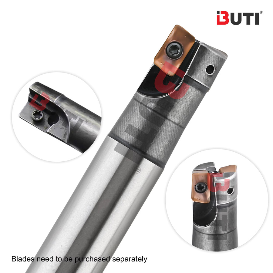 BUTI High Speed Stahl Fräser BAP300R C20-20-160-2T/3T Rechtwinklig für CNC Bearbeitungszentren in Silber - Bild 2