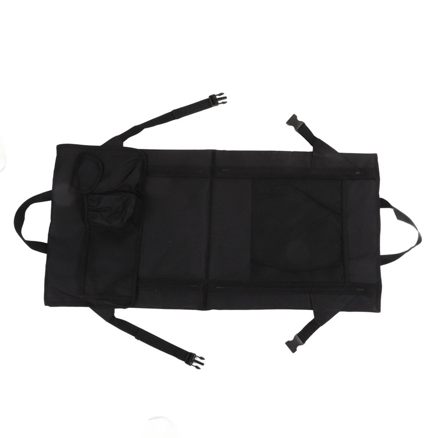 Stadion Sitzkissen Multifunktional Faltbar und Tragbar mit Netztasche in Schwarz - Bild 3
