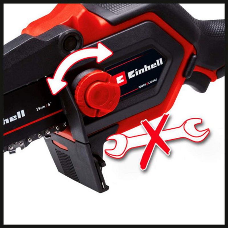Einhell Akku-Astkettensäge GE-PS 18/15 Li BL-Solo Power X-Change 18V in Schwarz-Rot - Bild 2