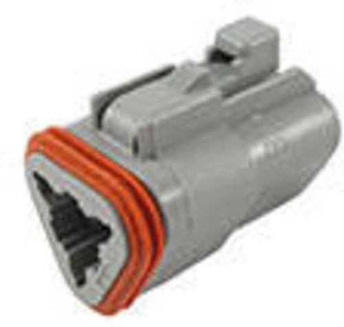 TE Connectivity DT06-3S-C015 Rundstecker Buchse DT Serie, grau, 3 Polzahl - Bild 1