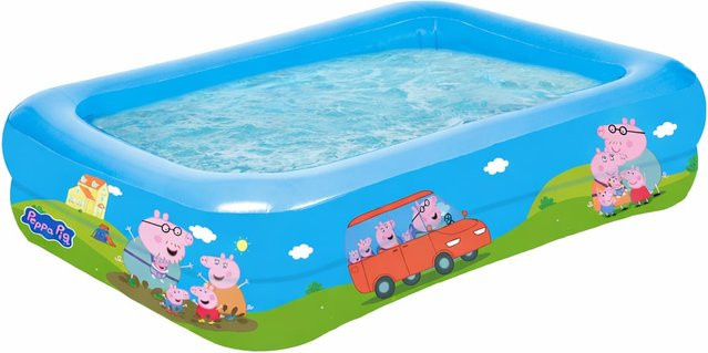 Happy People Peppa Pig Planschbecken Family Pool für Kinder, blau, B/T/H: 200 x 150 x 50 cm - Bild 1