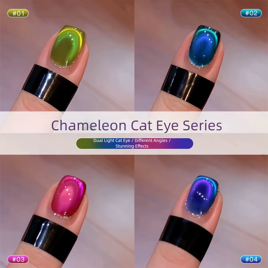 MIANEL Chameleon Serie Katzenauge Nagelgel, glänzend - Bild 1