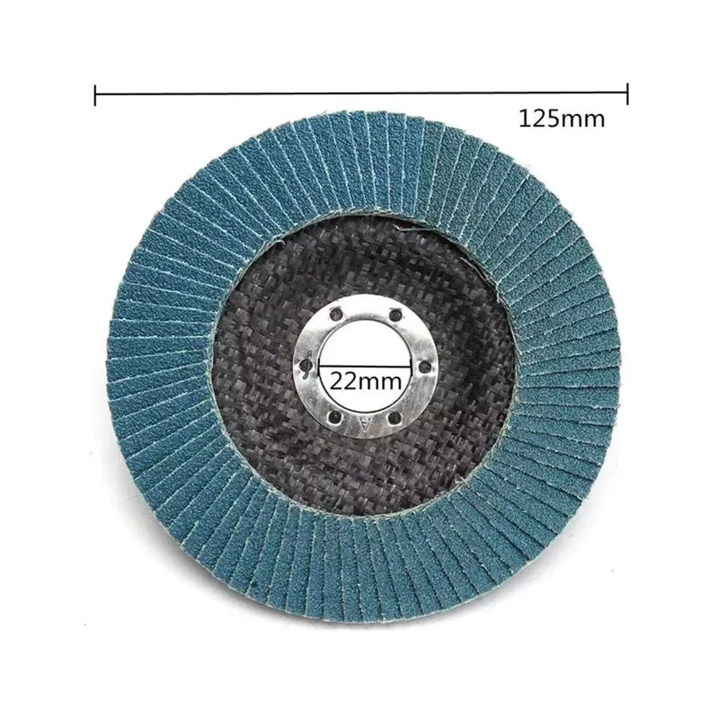 Sanke Rescue Schleifscheiben Fächerscheiben 5 Zoll 125 mm für Winkelschleifer und Metall - Bild 5