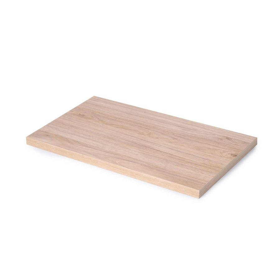 Emuca Tischplatte für Esstisch und Küchentisch in Weiß, B: 90 cm, T: 50 cm - Bild 1