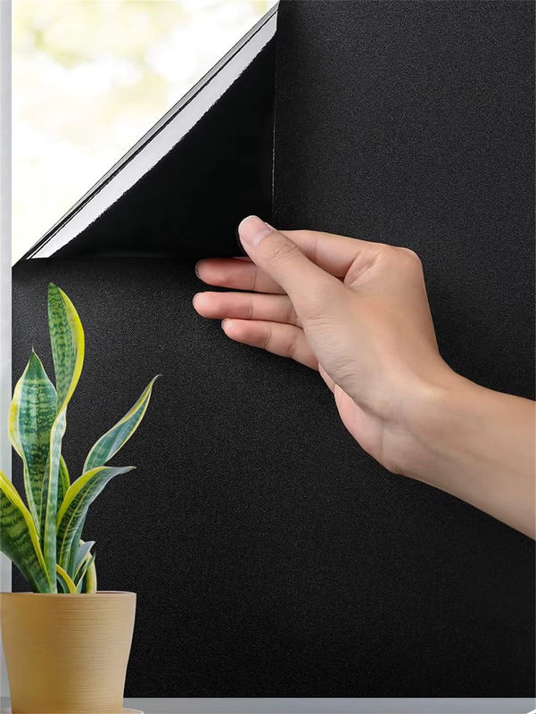 BUNPIG Verdunkelungs-Fensterfolie als Sichtschutz und Sonnenschutz in Schwarz - Bild 3