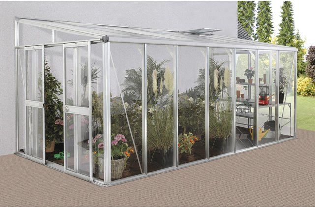 Vitavia Nachrüstsatz zur Dachverstärkung für Gewächshäuser Athena und Helena 11900, Aluminium eloxiert, silberfarben - Bild 1