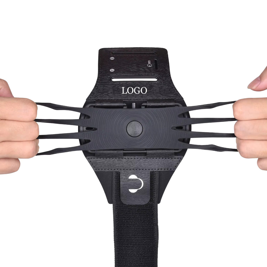 Mairuige Sport-Handytasche als multifunktionale Laufarmtasche in Schwarz mit 360 Grad rotierbarem Armband - Bild 3