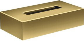 Hansgrohe Axor Uni. Circular Kosmetikbox zur Wandmontage in Gold Optik, B: 26,5 cm, H: 14,5 cm, T: 14,5 cm - Bild 1