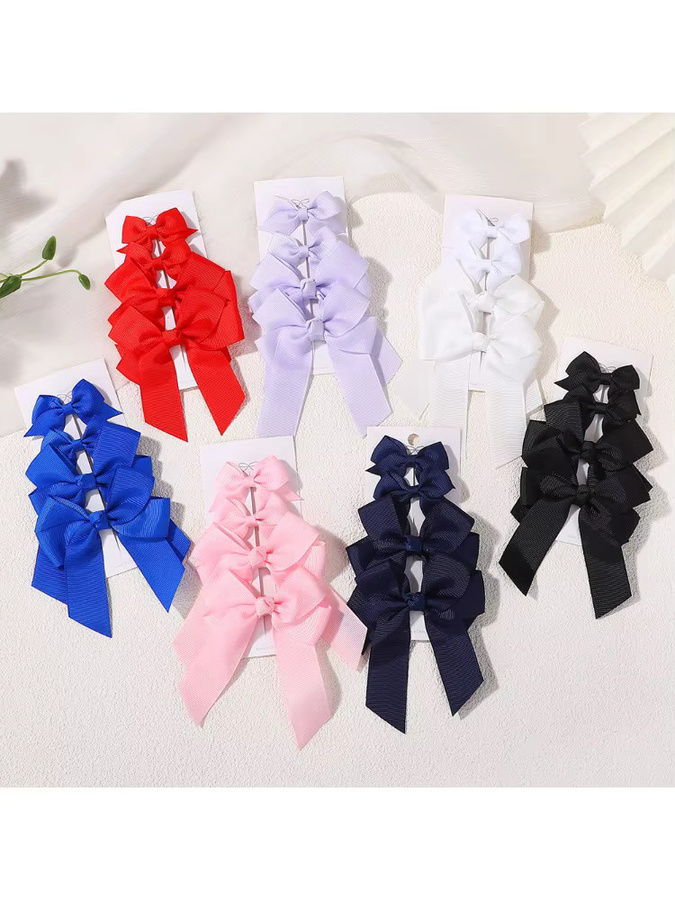 BABY BOWS Haarspange Kinder, 4 Stück, einfarbig - Bild 3