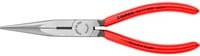 Knipex Flachrundzange mit Schneide 26 11 200 für Elektronik und Feinmechanik, schwarz atramentiert mit Kunststoffbeschichtung - Bild 1