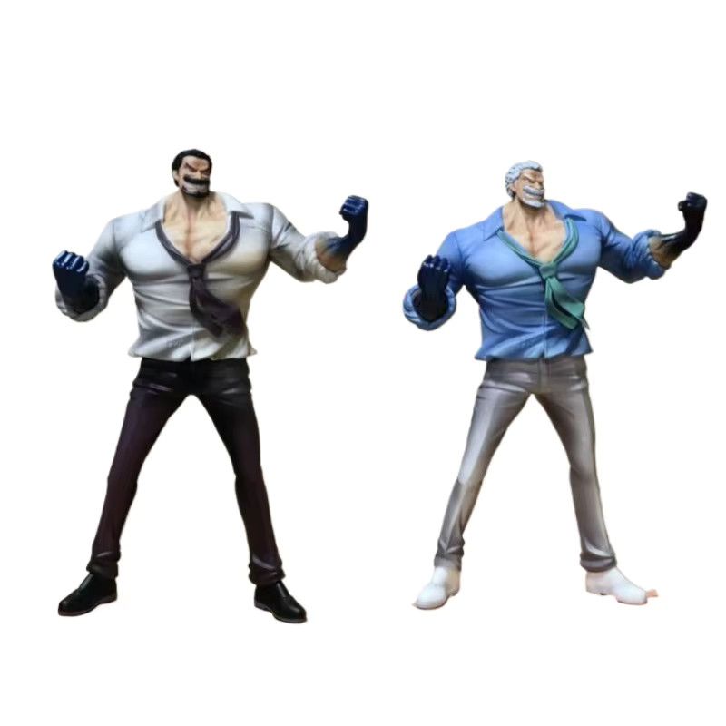 Bandai One Piece Anime Figur Monkey D. Garp Statue Desktop Dekoration Modell - Bild 3