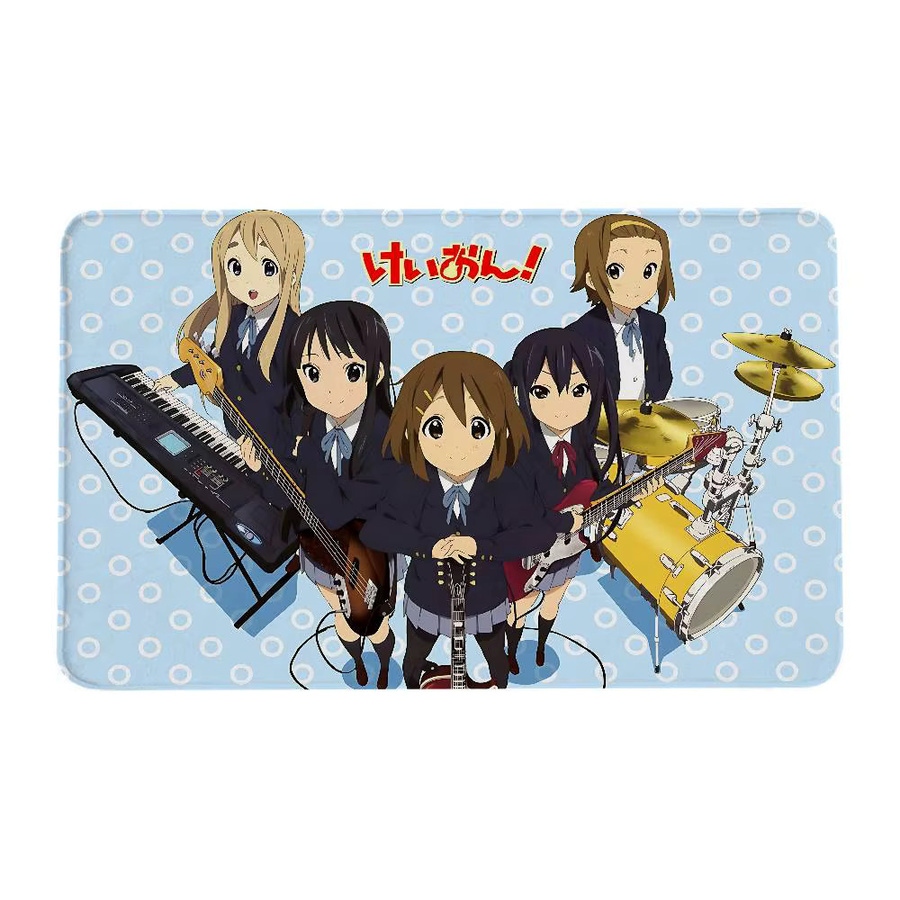 K-on Anime Fußmatte von 52TOYS, rutschfest und mehrfarbig, B/T: 60 x 40 cm - Bild 5