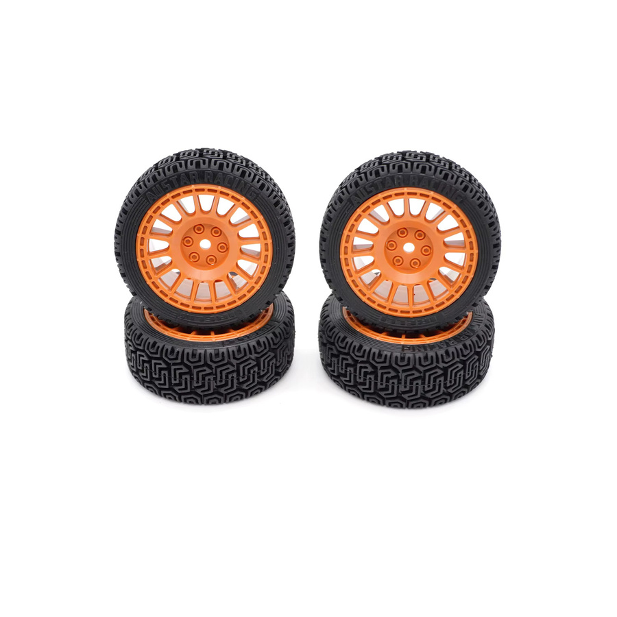 YSIDO RC Rallye Auto Upgrade Teile, 1:10, 66mm Räder Reifen, Gummi - Bild 2