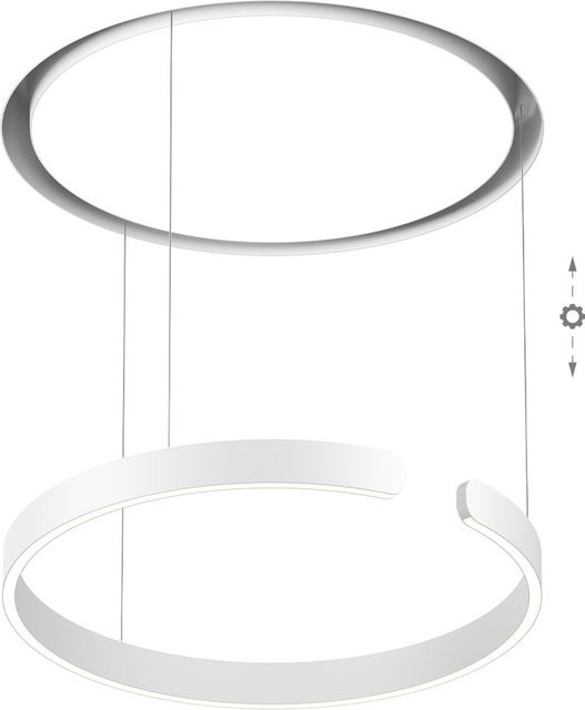 Occhio Mito Cosmo 60 LED-Pendelleuchte in Weiß matt mit dimmbarer x-tra warm LED Lichtfarbe 2200K - 3500K - Bild 1