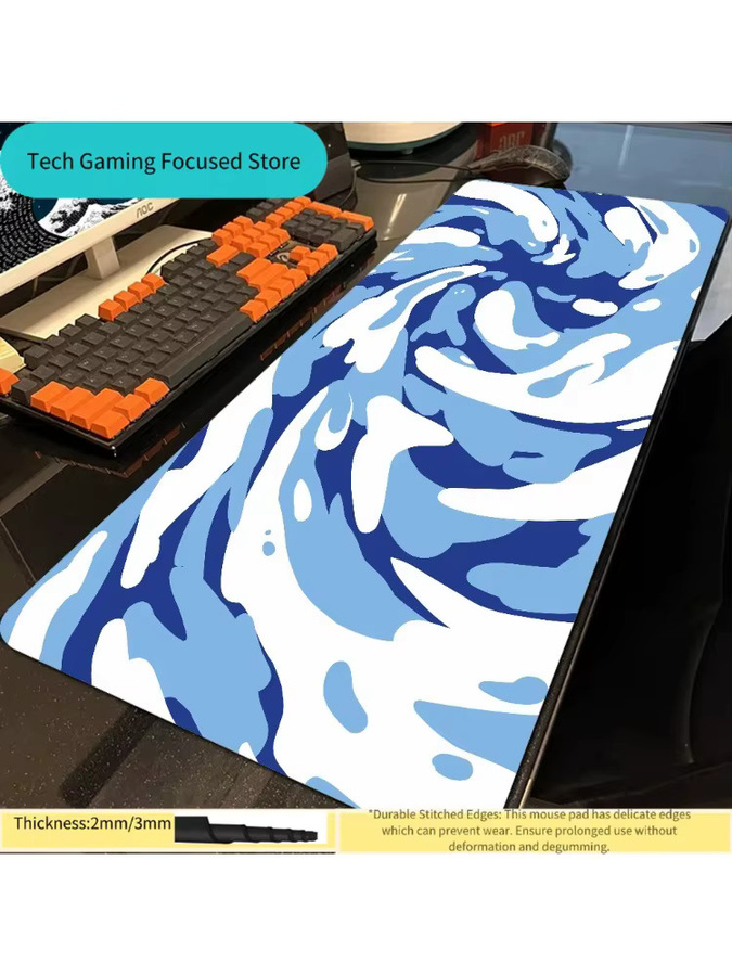 Potdemiel Strata Liquid XXL Kunst-Swirl-Mauspad und Tastaturunterlage für Gamer - Bild 5