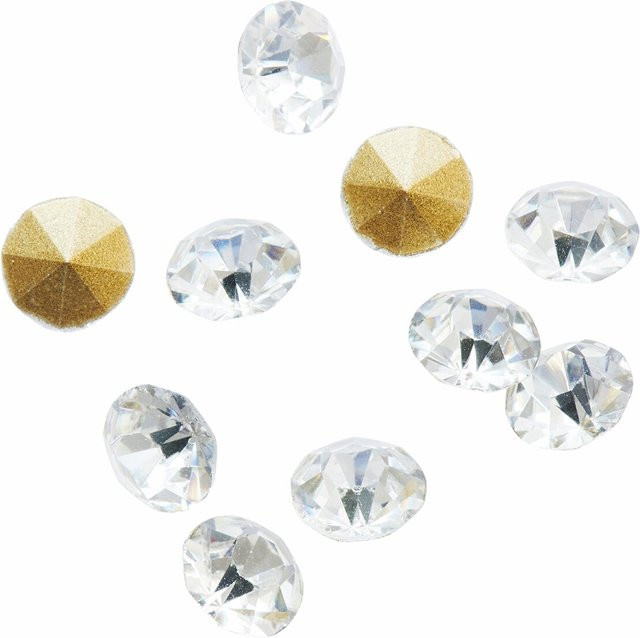 Rico Design Strass-Steine spitz Crystal, 6mm, Unisex - Bild 1