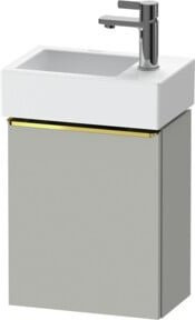 Duravit Waschtischunterschrank D-Neo in Grau mit 1 Tür und Wandmontage, B/T/H: 36,4 x 22,2 x 44 cm - Bild 1