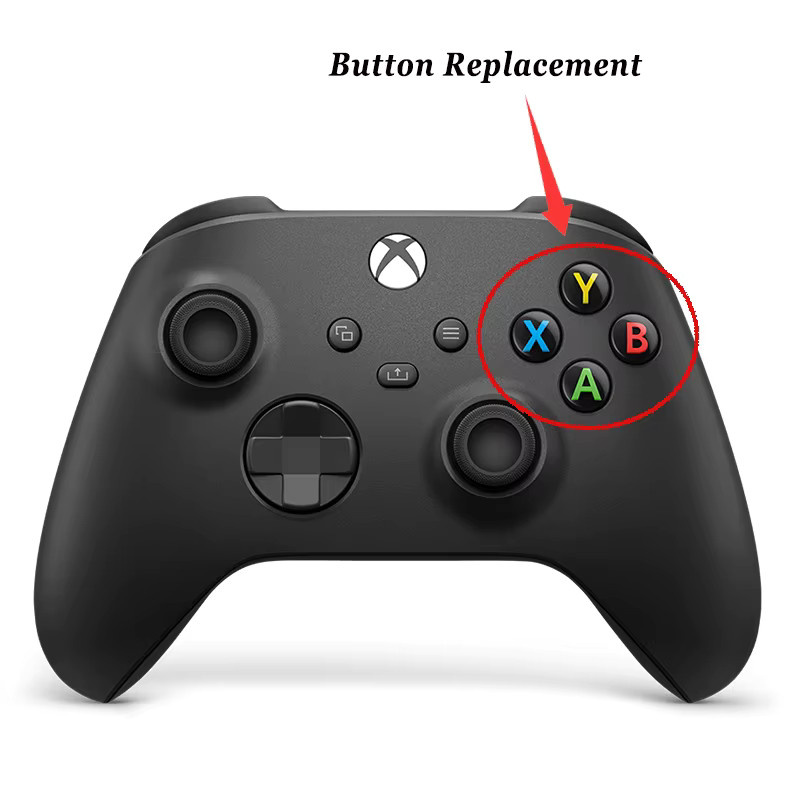 Yu Xi ABXY-Tasten in Grün für Xbox One S Elite sowie Xbox Series X und Series S Controller der 1. und 2. Generation - Bild 3