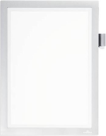 Durable DURAFRAME NOTE A4 Informationsrahmen selbstklebend Silber, Höhe: 32,4 cm, Breite: 23,8 cm - Bild 1